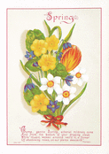 Bouquet enchanteur de fleurs printani&egrave;res